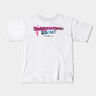 Millennial Diner Podcast Horizontal Logo Kids T-Shirt